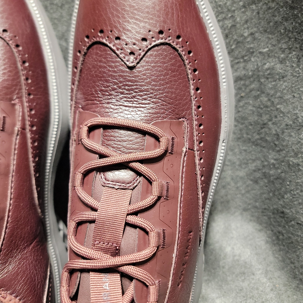 Cole Haan Men's ZERØGRAND WFA Oxford Burgundy 12M - Picture 3 of 5